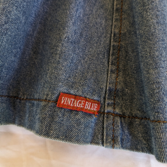 Vintage Blue Denim Dress 90s/Y2K fashion - Picture 10 of 12